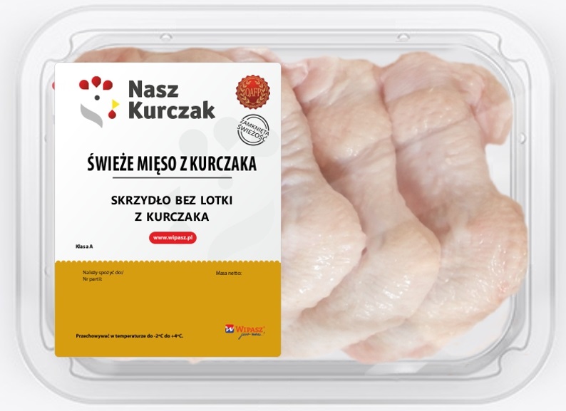 NASZ KURCZAK Skrzydło bez lotki (400g-600g)