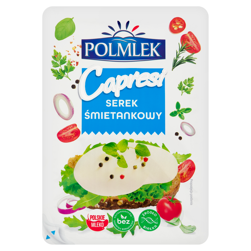 POLMLEK Capresi - serek śmietankowy (plastry) frisco.pl