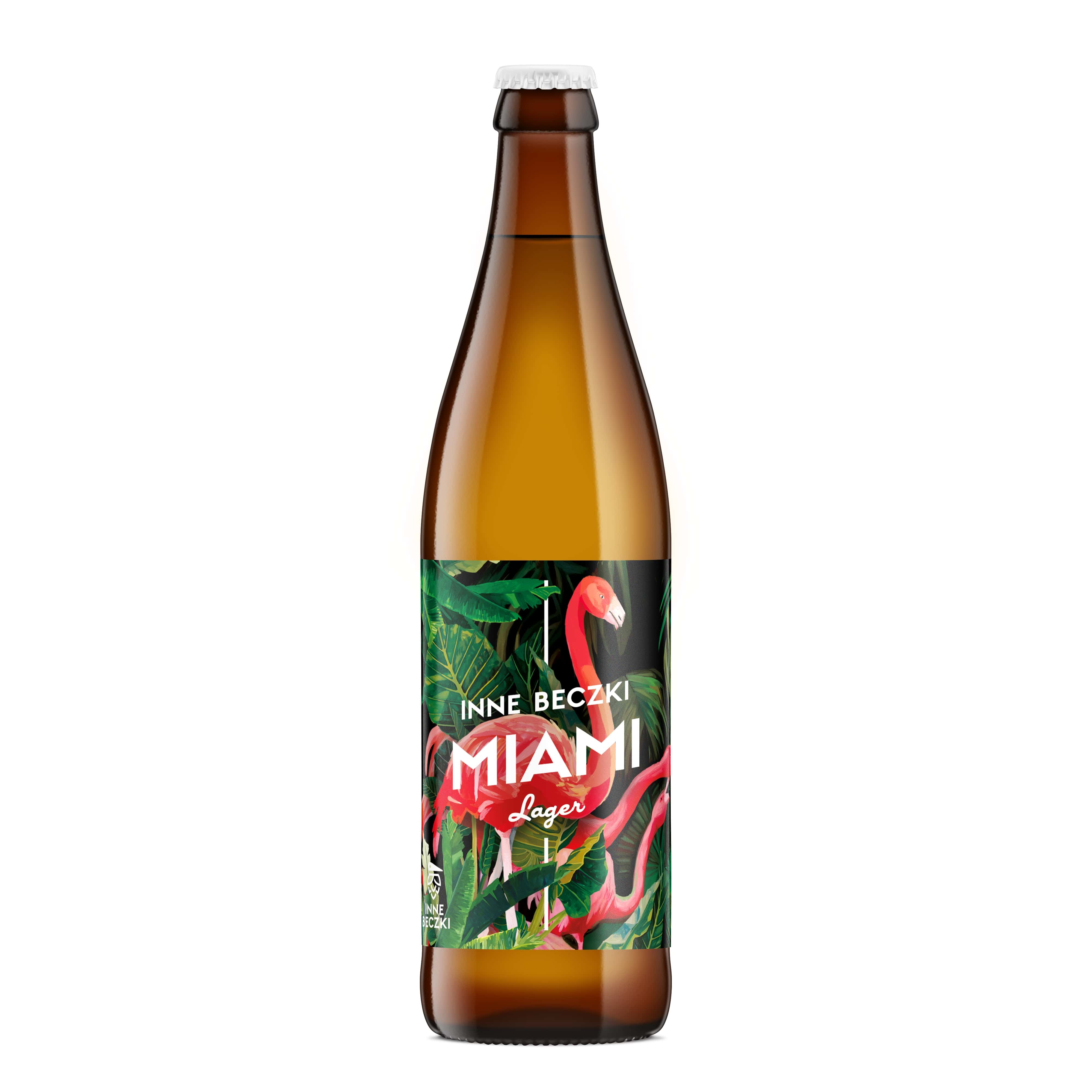 INNE BECZKI Miami Lager Piwo (butelka bezzwrotna)