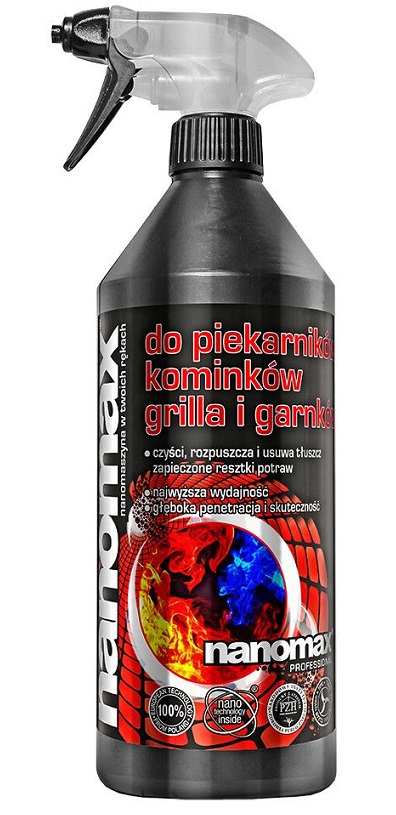 NANOMAX Środek do czyszczenia piekarników, kominków i grilla