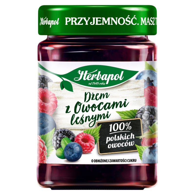 HERBAPOL Dżem z owocami leśnymi niskosłodzony frisco.pl
