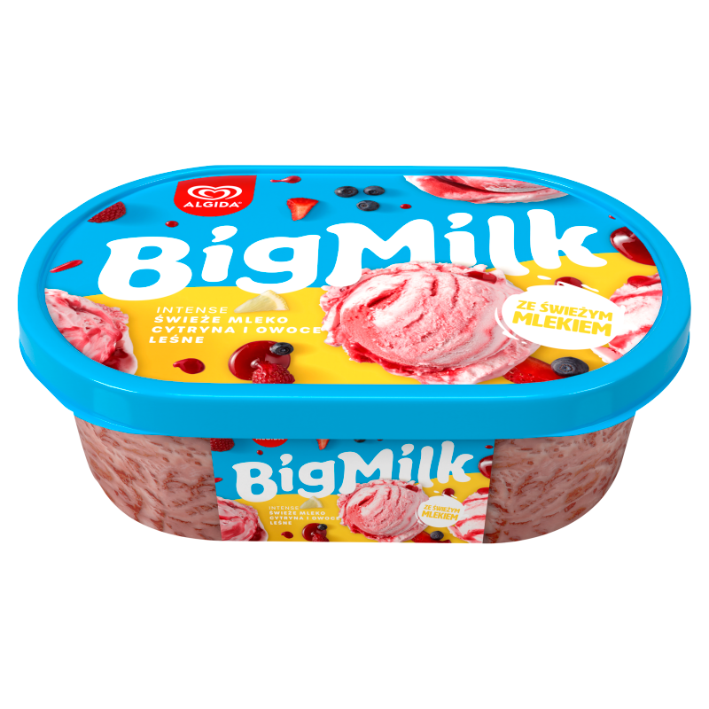 BIG MILK Cytryna i owoce leśne frisco.pl