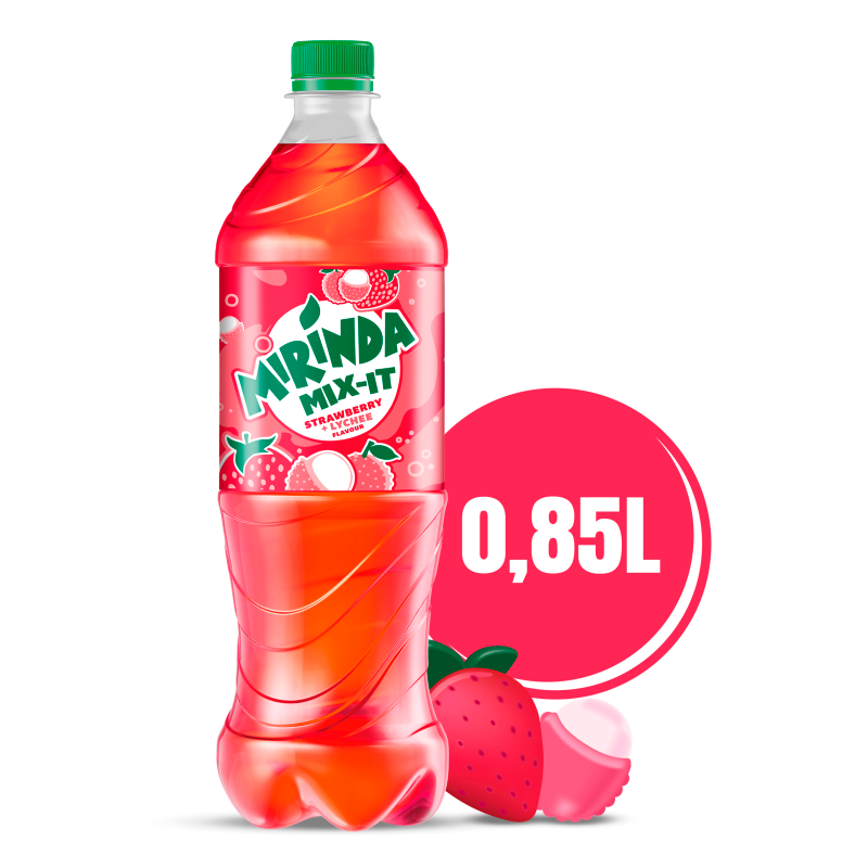 MIRINDA Mix-It Napój gazowany Strawberry & Lychee