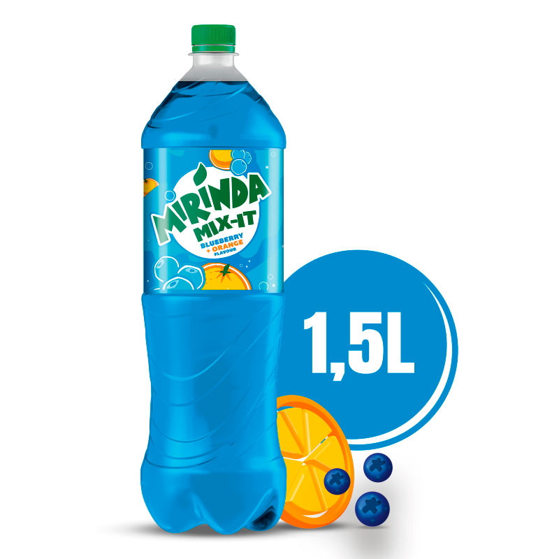 MIRINDA Mix-It Napój gazowany Blueberry&Orange