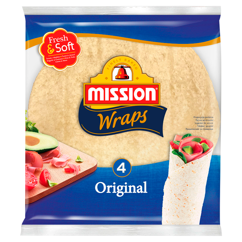 MISSION Tortilla pszenna (4 szt.)