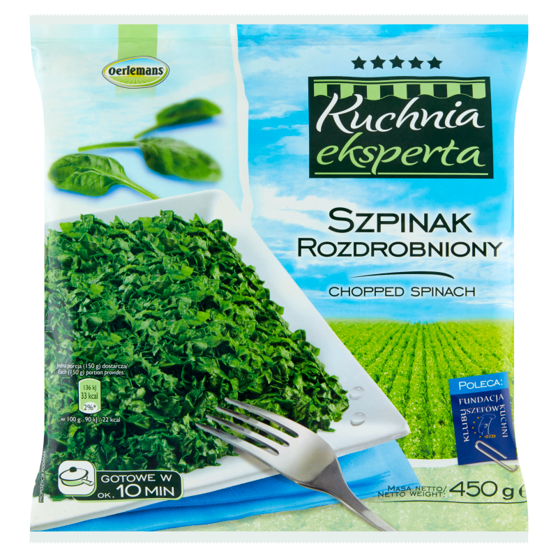 OERLEMANS Szpinak porcjowany mrożony