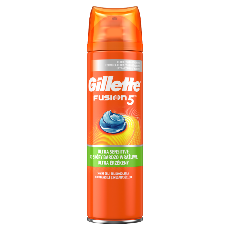 GILLETTE Fusion5 Żel do golenia do skóry wrażliwej