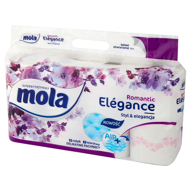 MOLA ELEGANCE Romantic Papier toaletowy 8 rolek