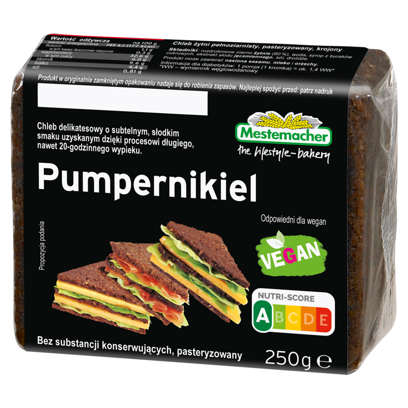 MESTEMACHER Chleb pumpernikiel