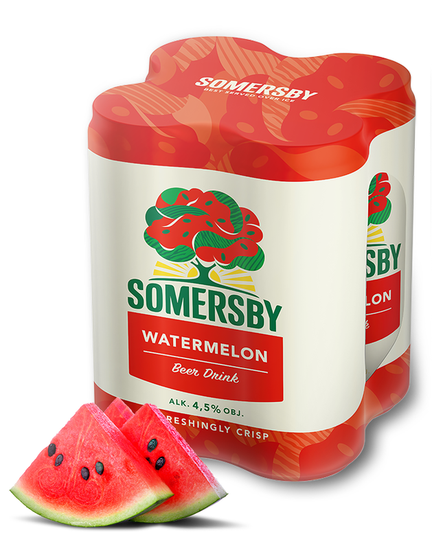 SOMERSBY WATERMELON Napój piwny o smaku arbuza 4x500ml (puszka)