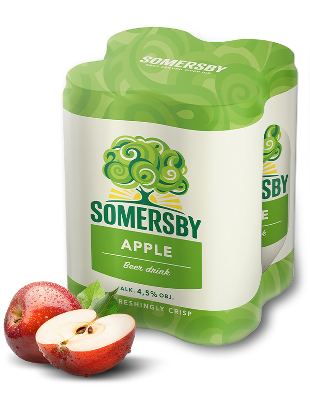 SOMERSBY APPLE Napój piwny o smaku jabłkowym 4x500ml (puszka)