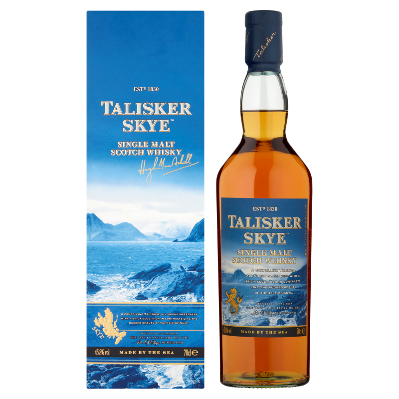 TALISKER Skye Single Malt Scotch Whisky + kubek