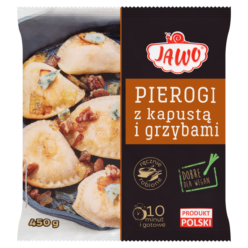 JAWO Pierogi z kapustą i grzybami mrożone