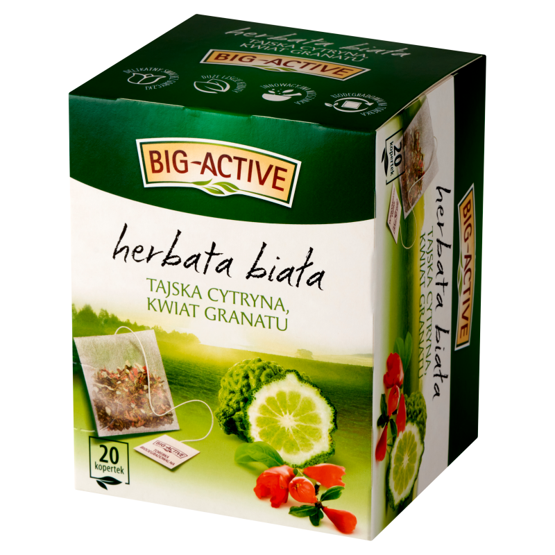 BIG-ACTIVE Herbata biała z tajską cytryną 20 torebek frisco.pl