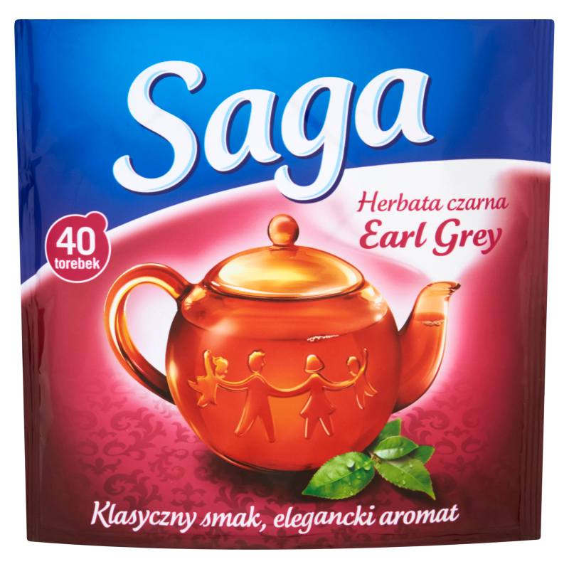 SAGA Earl Grey Herbata czarna 40 torebek ex. frisco.pl