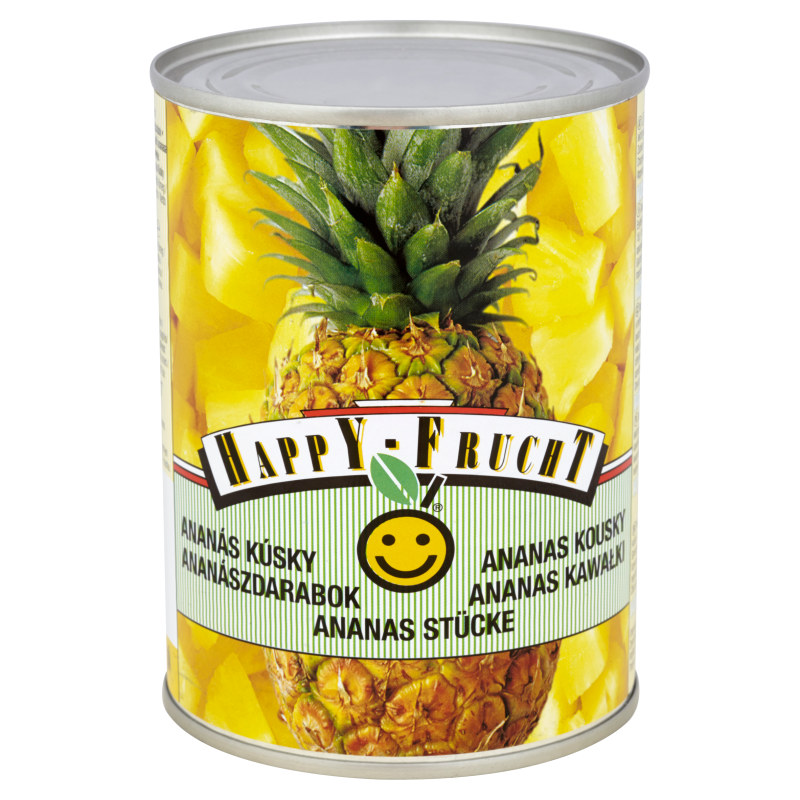 HAPPY FRUCHT Ananas kawałki
