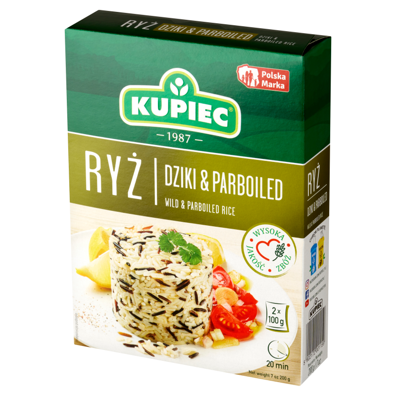 KUPIEC Ryż dziki&parboiled (2x100g) frisco.pl