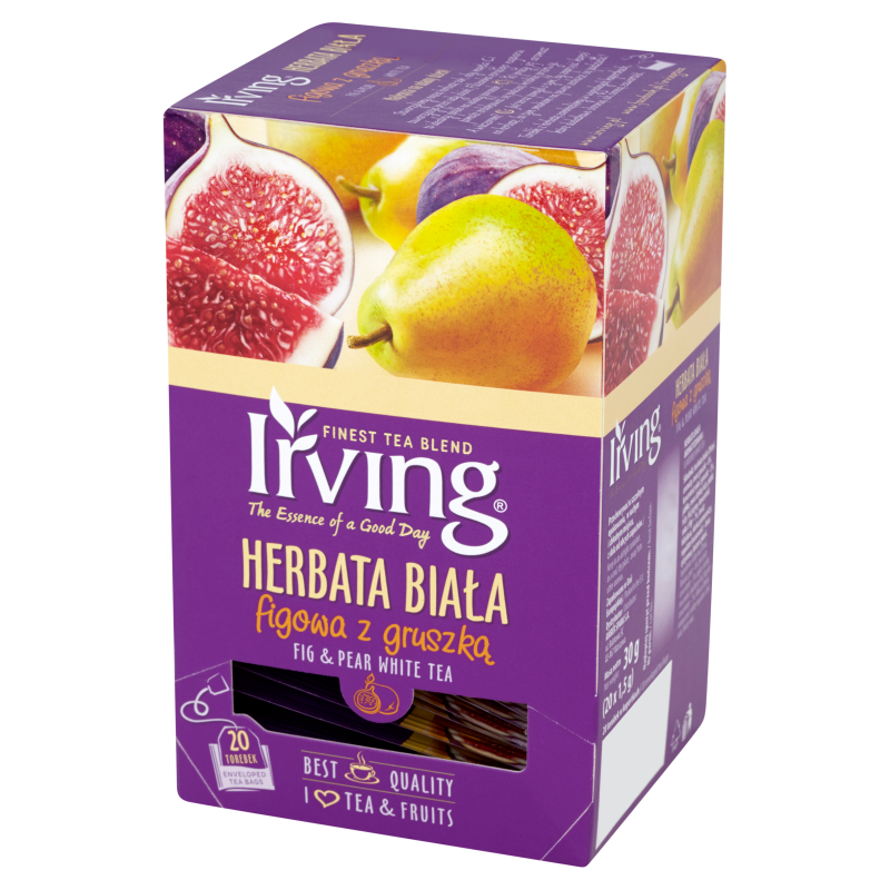 IRVING Herbata biała figowa z gruszką 20 torebek (saszetki) frisco.pl