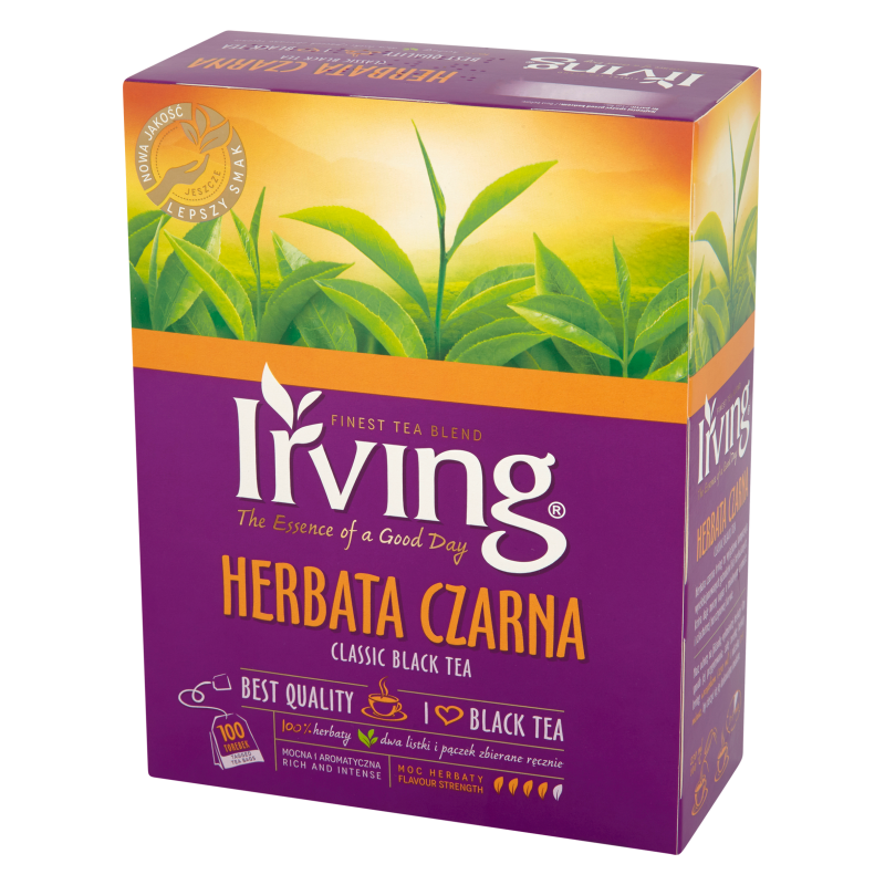 IRVING Herbata czarna 100 torebek ex. frisco.pl