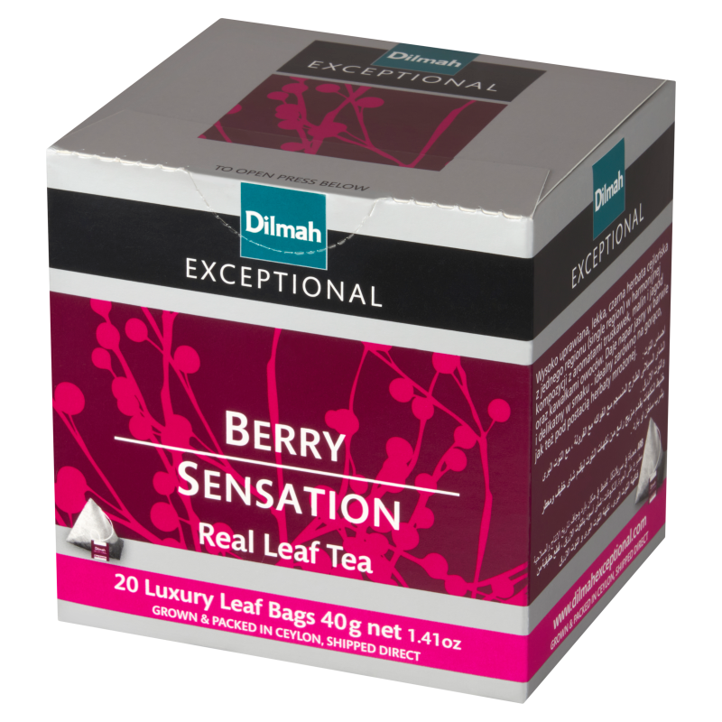 DILMAH Exceptional Herbata czarna Berry Sensation 20 torebek ex.
