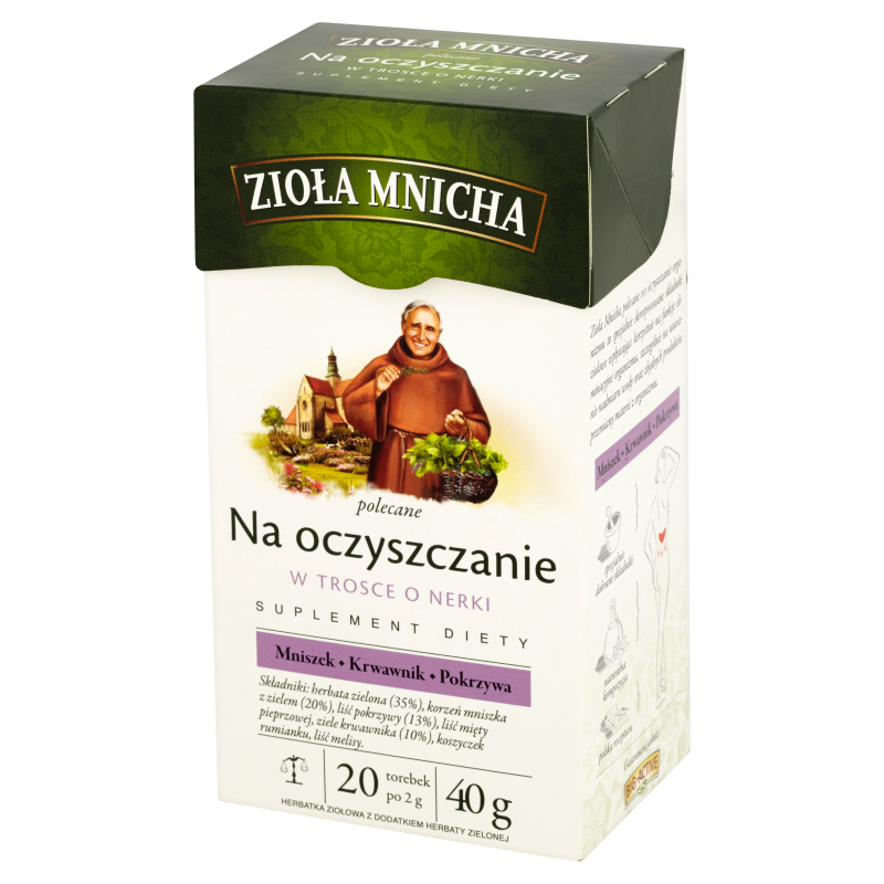 ZIOŁA MNICHA Na Oczyszczanie Herbatka ziołowa 20 torebek ex. frisco.pl