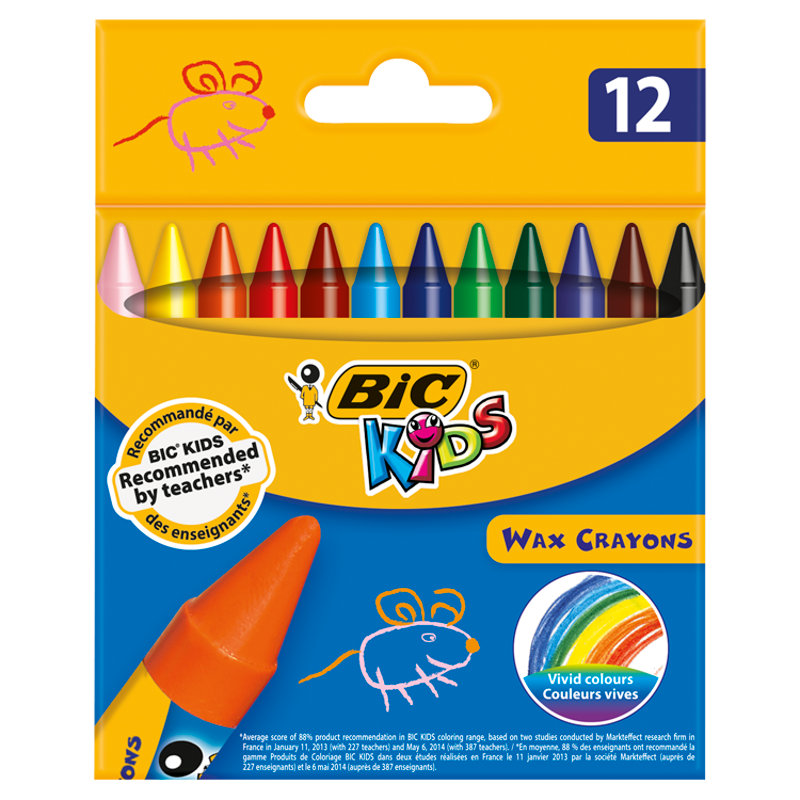 BIC Kids Kredki świecowe 12 kolorów frisco.pl
