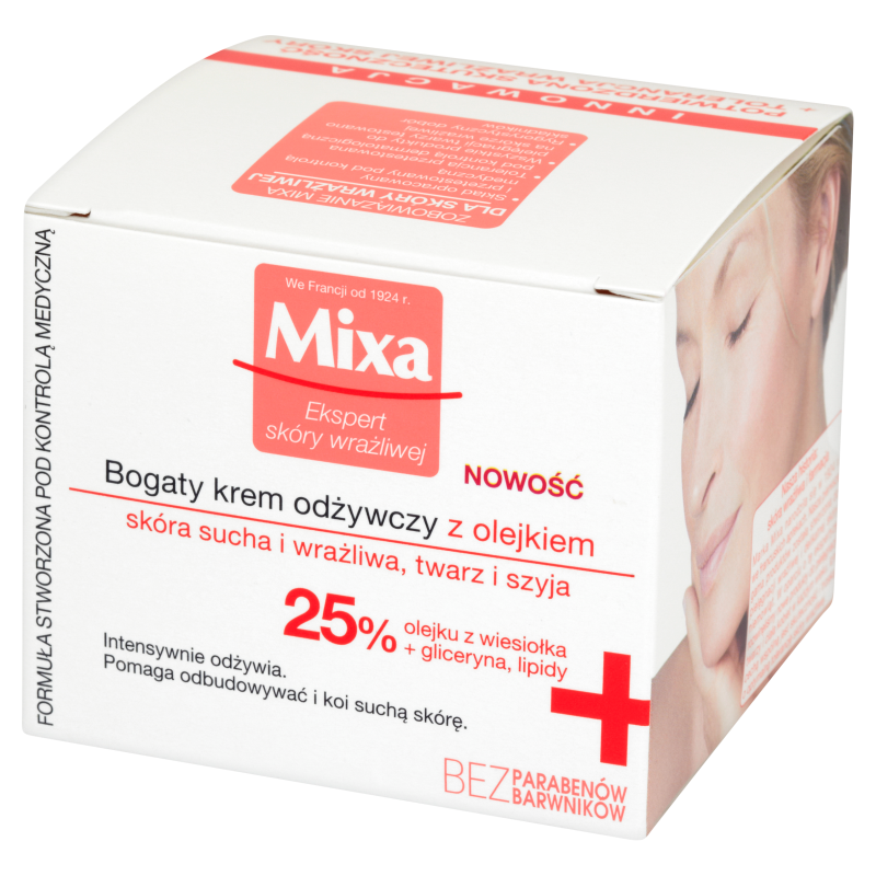 Mixa Bogaty krem odżywczy z olejkiem
