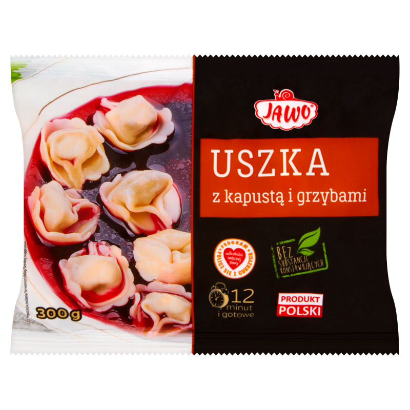 JAWO Uszka z kapustą i grzybami mrożone