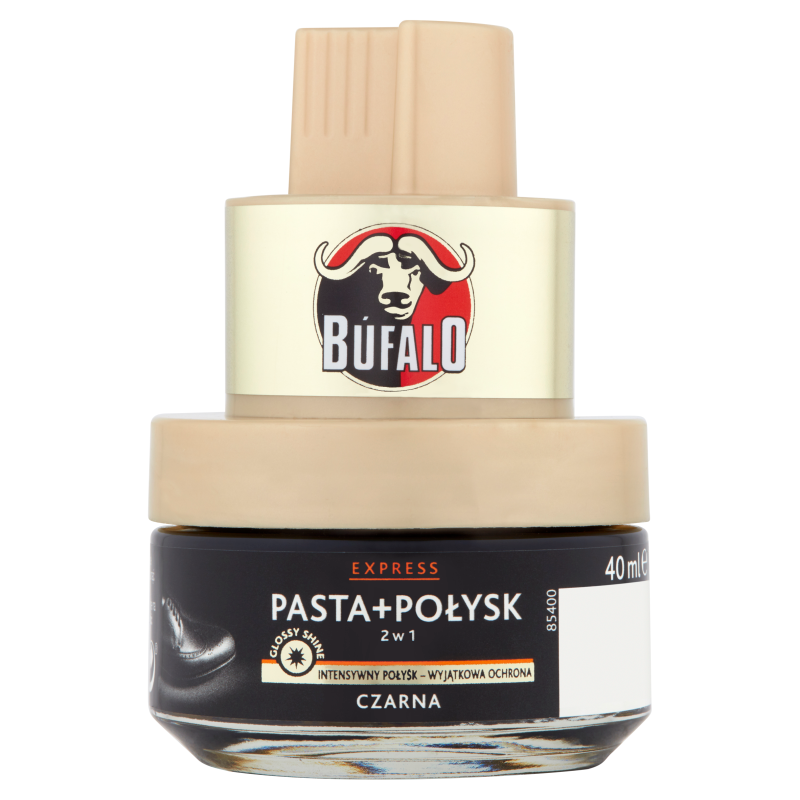 BUFALO 2w1 Pasta do butów i połysk (czarna) frisco.pl
