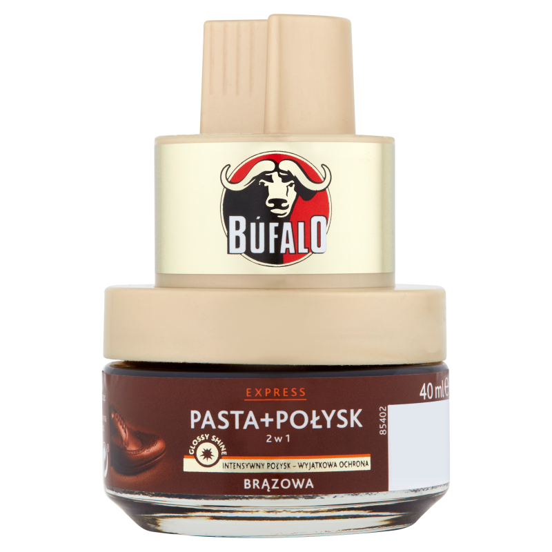 BUFALO 2w1 Pasta do butów i połysk (brązowa) frisco.pl