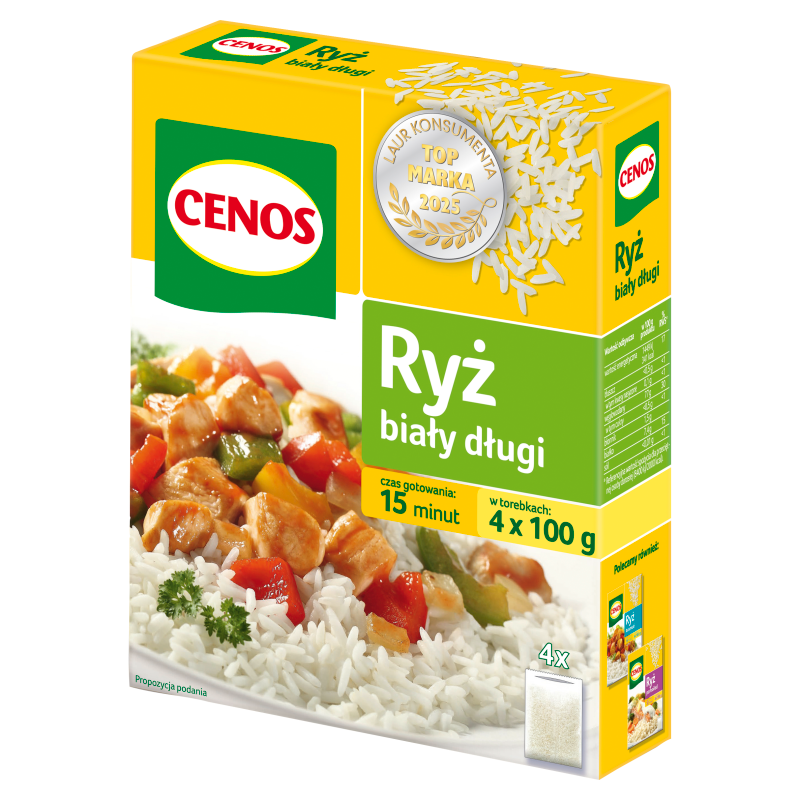CENOS Ryż biały długi (4x100g) frisco.pl