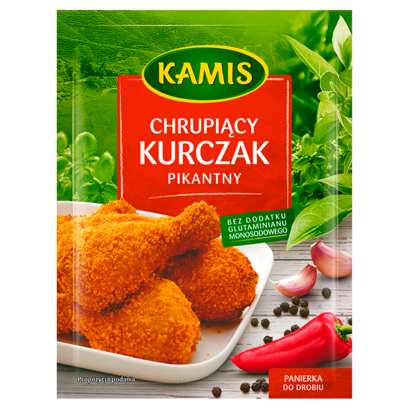KAMIS Chrupiący kurczak pikantny - panierka do drobiu frisco.pl