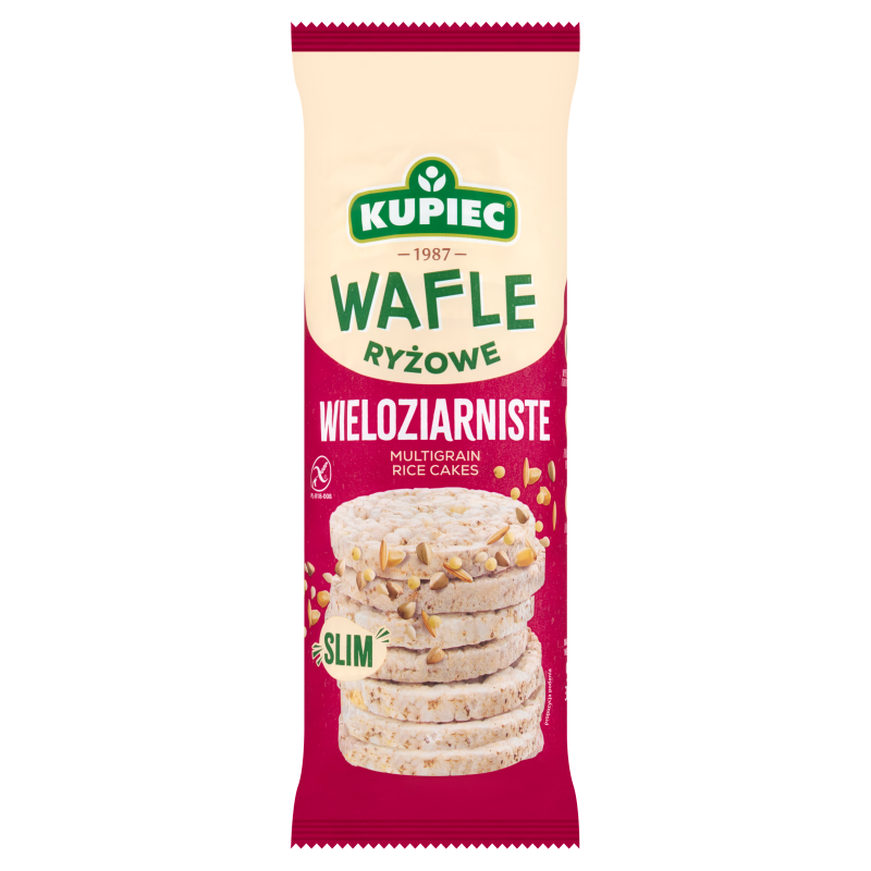 KUPIEC Wafle ryżowe wieloziarniste