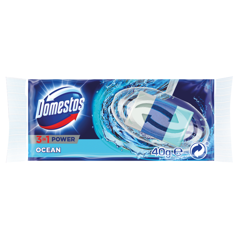 DOMESTOS 3in1 Kostka do toalety Atlantic- wkład frisco.pl