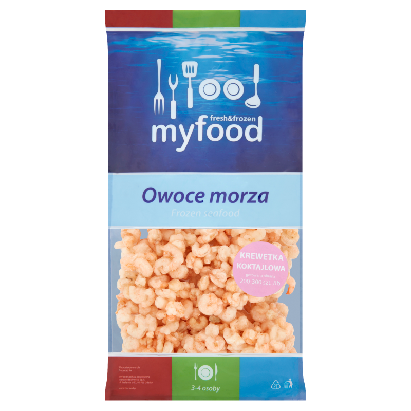MY FOOD Krewetki koktajlowe 200/300 mrożone frisco.pl