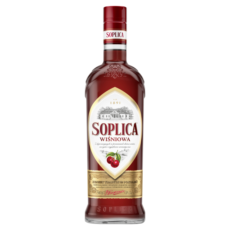 SOPLICA - wódka wiśniowa o słodkim posmaku, 500ml - Frisco.pl