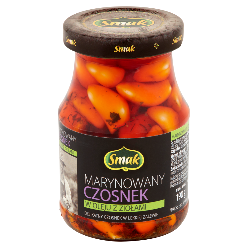 SMAK Czosnek w oleju z ziołami