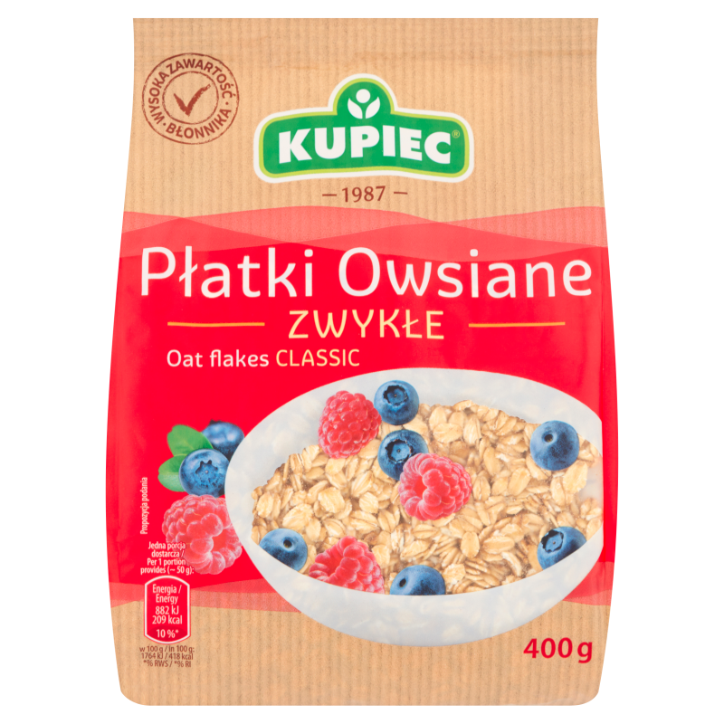 KUPIEC Płatki owsiane zwykłe frisco.pl