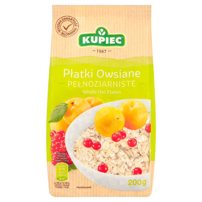 KUPIEC Płatki owsiane pełnoziarniste frisco.pl