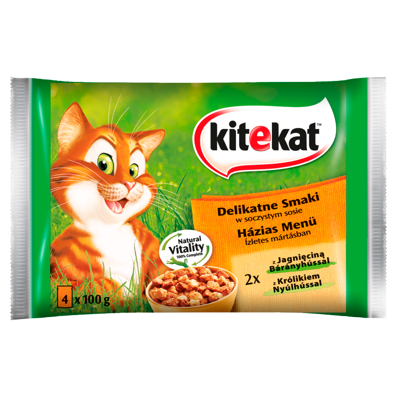 KITEKAT Pokarm dla kotów - Swoje dania w sosie 4x100g frisco.pl