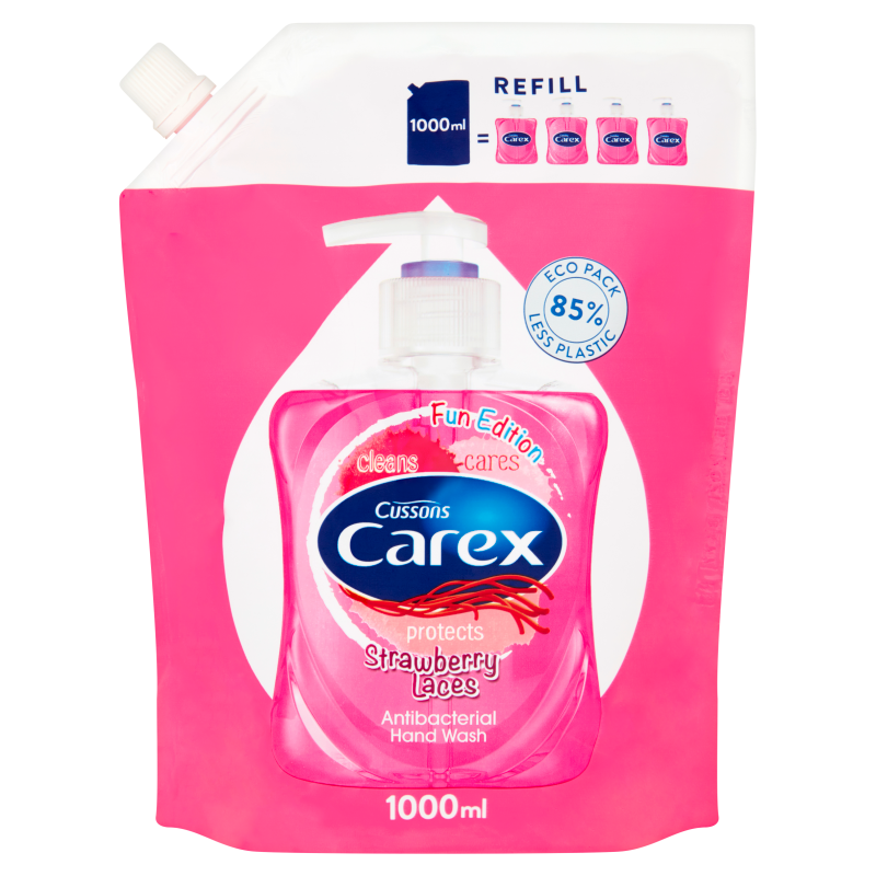 CAREX Antybakteryjne mydło w płynie Strawberry Candy - uzupełnienie