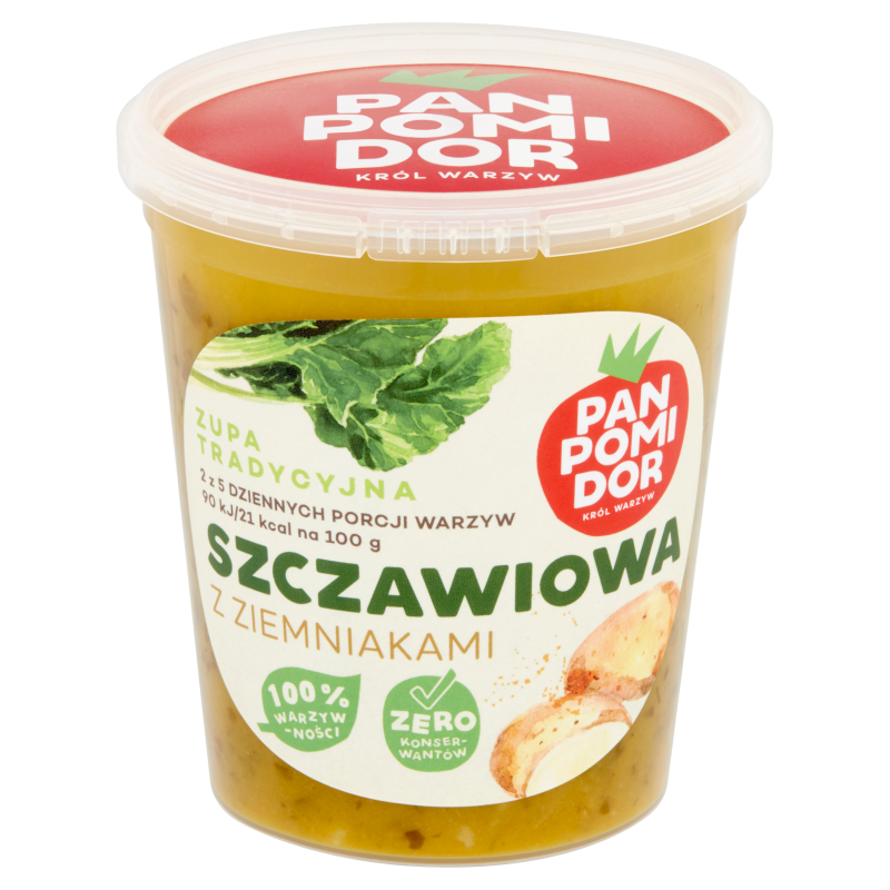 PAN POMIDOR Zupa szczawiowa z ziemniakami