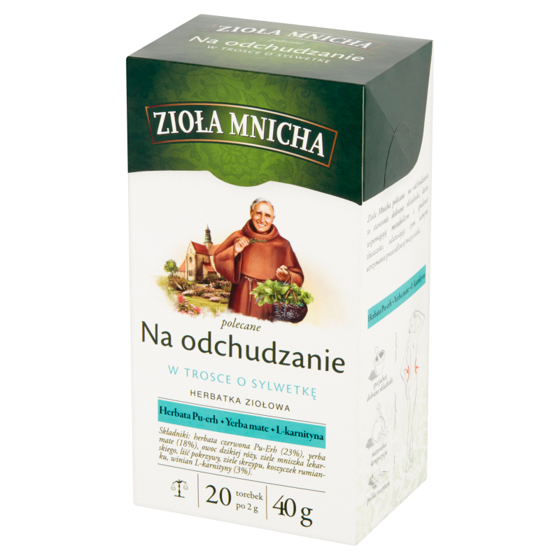 ZIOŁA MNICHA Na Odchudzanie Herbatka ziołowa 20 torebek ex. frisco.pl