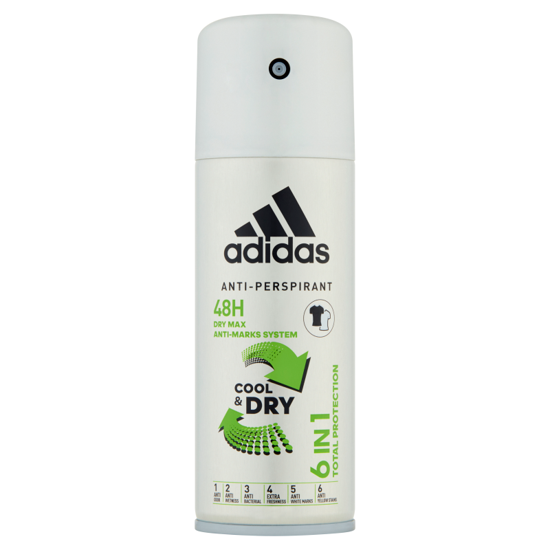 ADIDAS 6in1 Dezodorant w sprayu dla mężczyzn Cool & Dry frisco.pl