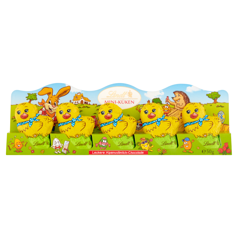 LINDT Kurczaczki z mlecznej czekolady 5x10g WN