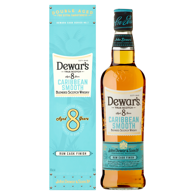 DEWARS 8 Y.O. Carribean Smooth Whisky