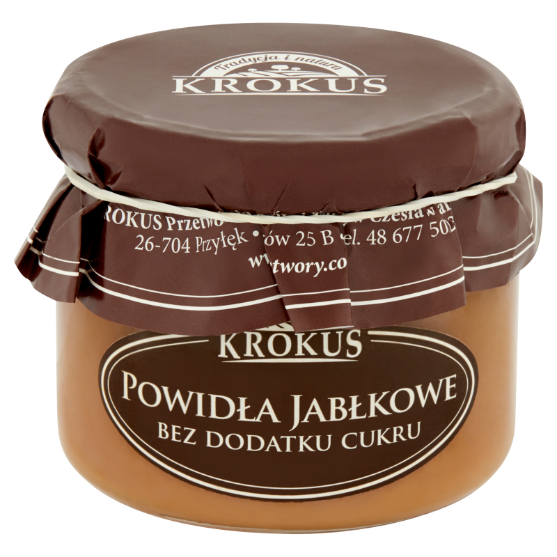 KROKUS Powidła jabłkowe bez cukru