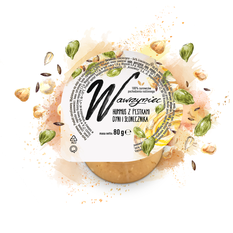 WAWRZYNIEC Pasta warzywna hummus