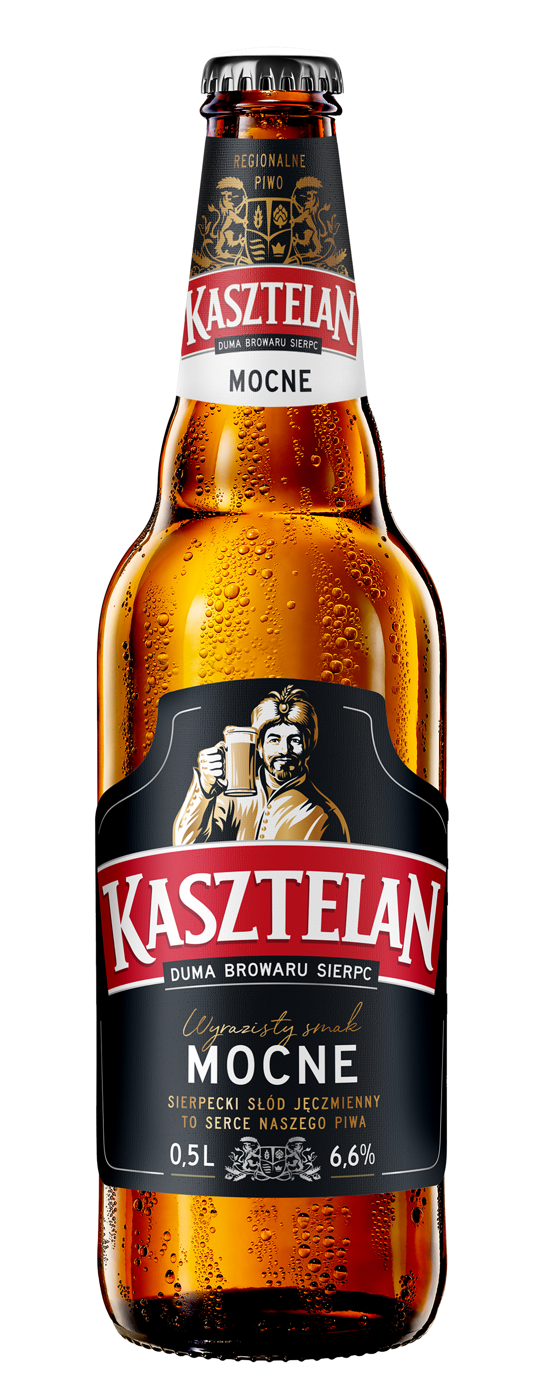 KASZTELAN Mocne Piwo w butelce (cena zawiera 0,50 zł kaucji za butelkę)