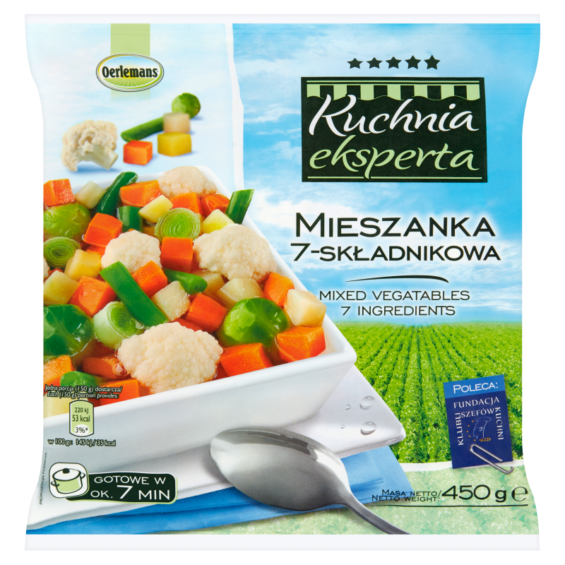 OERLEMANS Mieszanka warzywna 7-składnikowa mrożona